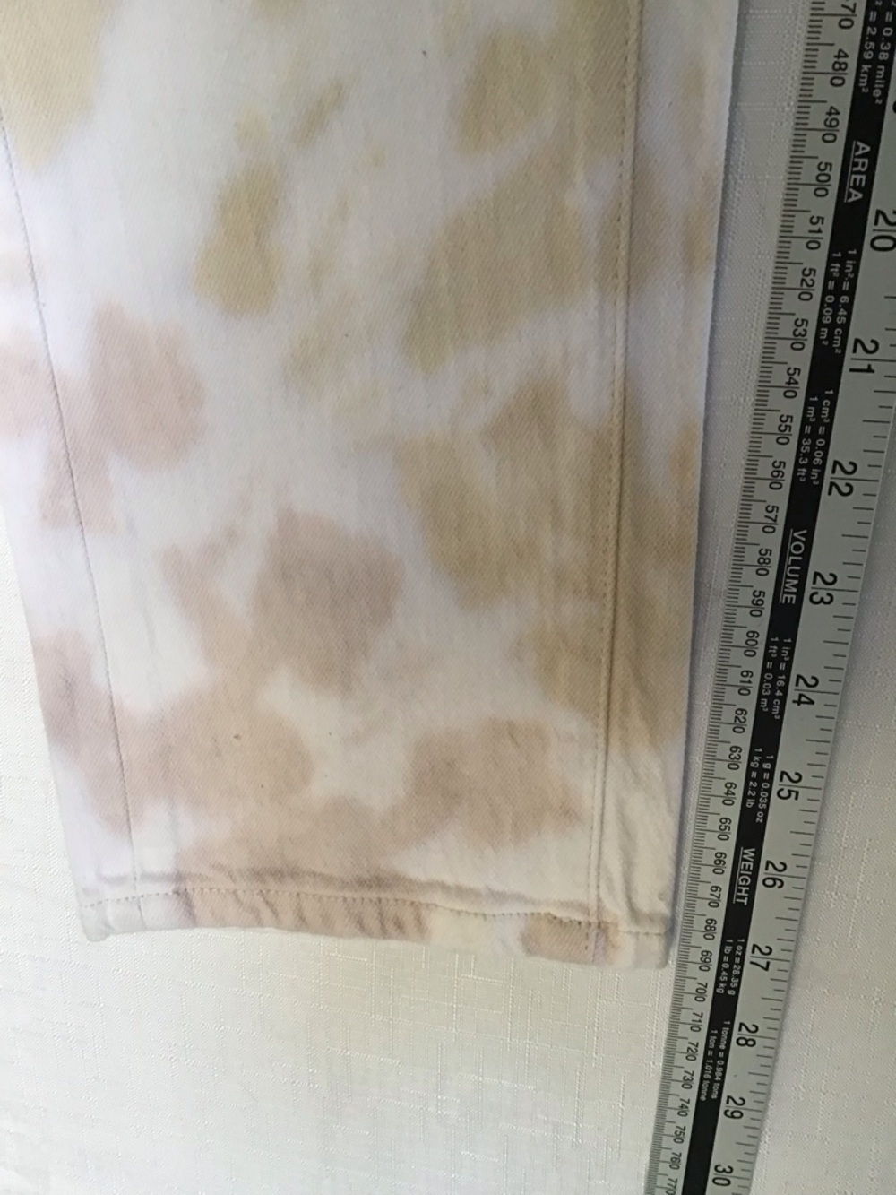 Anthropologie Pilcro Women Light Multi Tie-Dye Boyfriend Jeans - Picture 10 of 11